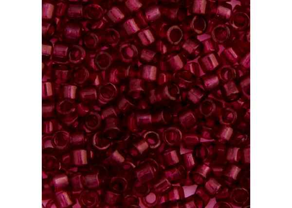 Miyuki Delica 11/0 5.2g Vial Red Wine Transparent Dyed