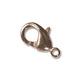 Lobster Claw 15 X 8mm 1/4 Gm/Bag Copper plated 12/Bag