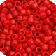Miyuki Delica 11/0 5.2g Vial Red Vermillion Matte