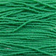 Czech 11/0 Op Oily Green Strung