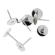 Ear Post Flat 8mm Nickel Color LF/NF