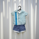Toddler Ribbon Shirt Set -Jeri Emery