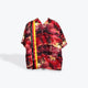 Adult Ribbon Shirt Red Hawaiian Size 4XL