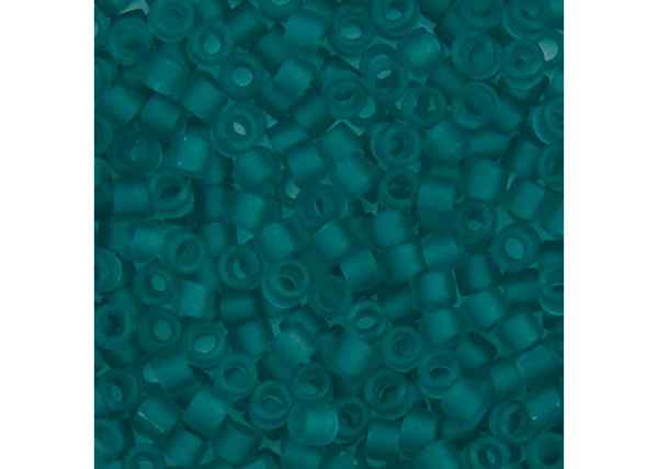 Miyuki Delica 11/0 5.2g Vial Teal Caribbean Transparent Matte