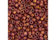 Miyuki Delica 11/0 5.2g Vial Pink Rhubarb AB Metallic Gold