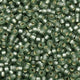 Miyuki Round 15/0 Semi-Matte Silver-Lined Light Green  8.2 Gm/Tb