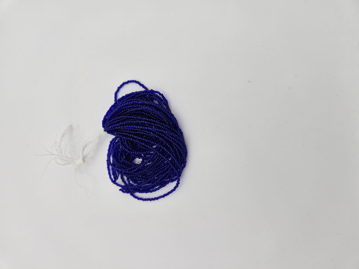 Czech 13/0 Tr Cobalt Charlotte Cut