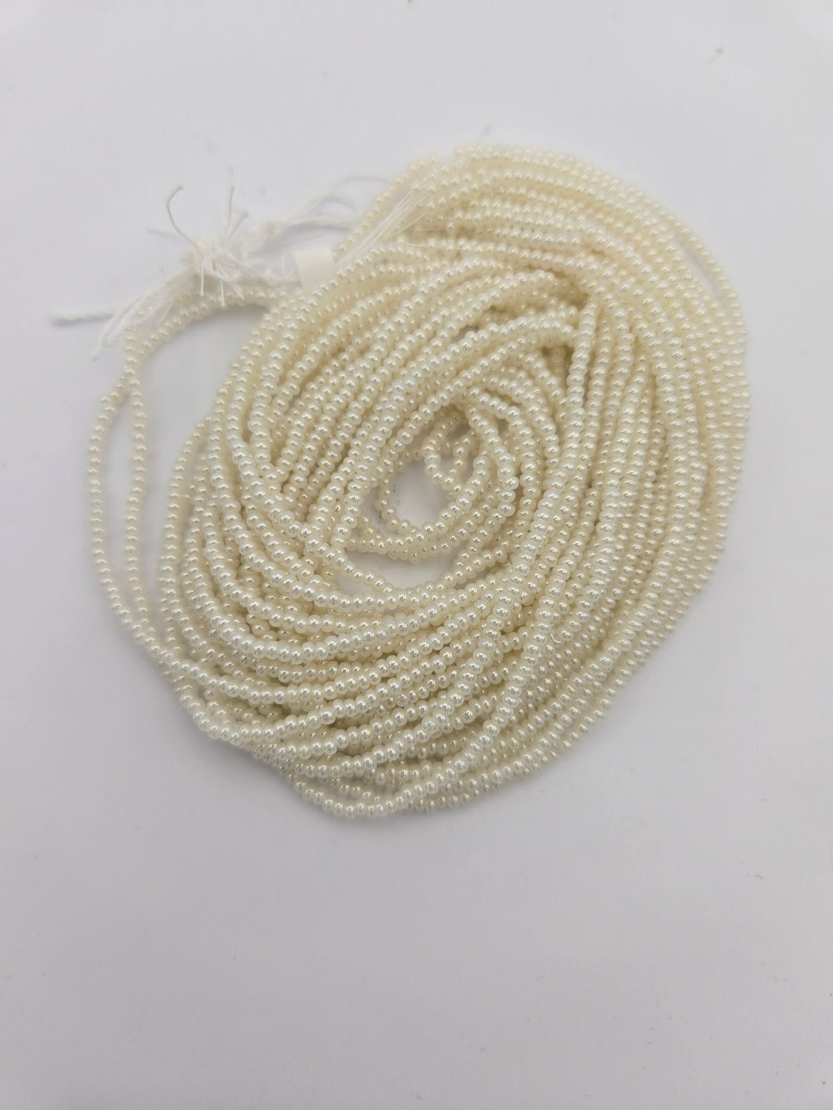 Czech Seed Bead 11/0 Op Pearl Ceylon Strung