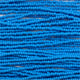 Czech 11/0 PermaLux Dyed Chalk Dark Turquoise Matte Strung