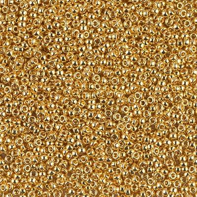 Miyuki Round 15/0 24 Kt Gold 8.2 Gm/Tb