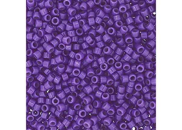 Miyuki Delica 11/0 5.2g Vial Duracoat Opaque Dyed Dark Mauve