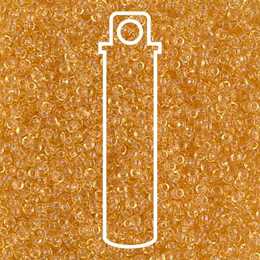 Miyuki Round 15/0 Tr. Lt. Topaz 8.2 Gram Tube