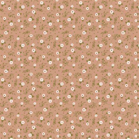 CF Ginger And Olive Collection- Floral Cluster-Caramel