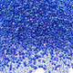 Miyuki Round 15/0 Cobalt Lined Sapphire Ab  8.2 Gm/Tb