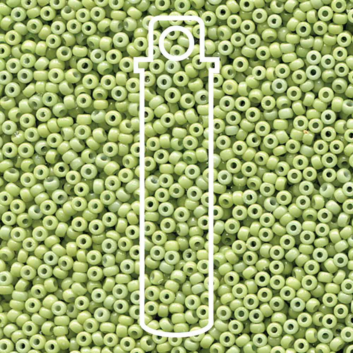 Miyuki Seed Bead 11/0 Duracoat Opaque Dyed Spring Green 23gram/Tube