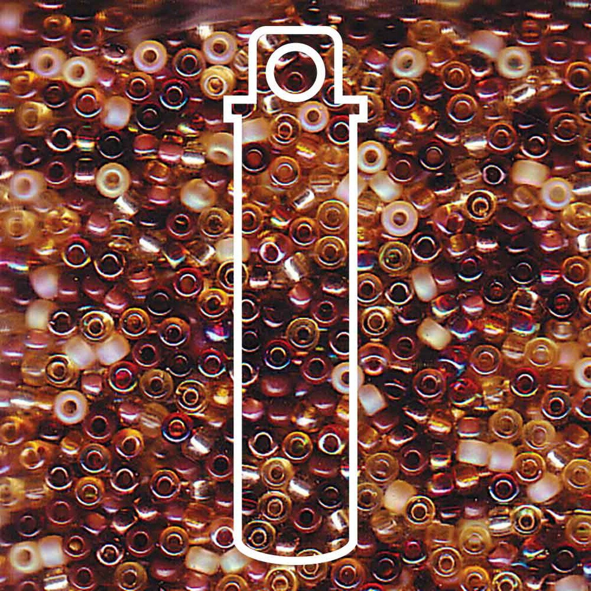 Miyuki Seed Bead 11/0 Mix Wheatberry (Approx. 24 Gram Tube)