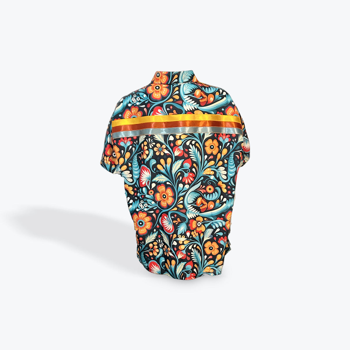 Adult Ribbon Shirt Floral-Size 3XL
