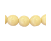 Round Glass 8mm Beige Apprx. 50