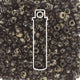 Miyuki Round 15/0 Picasso Smoky Black Op 8.2 Gm/Tb