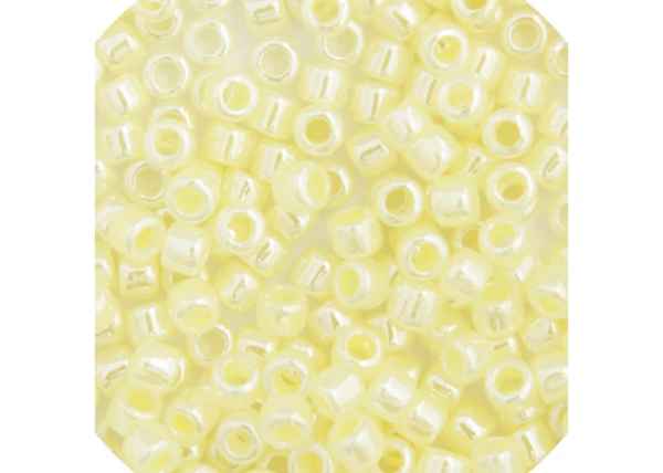 Miyuki Delica 11/0 5.2g Vial Pale Yellow Ceylon Lined-Dyed