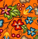 Native Floral-SG2 Orange-By Shannon Gustafson