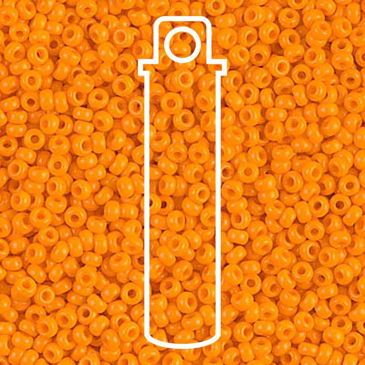 Miyuki Seed Bead 11/0 Op Light Orange-8.5 Gm/Tb