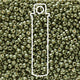 Miyuki Seed Bead 11/0 Duracoat Galvanized Dark Steel Green