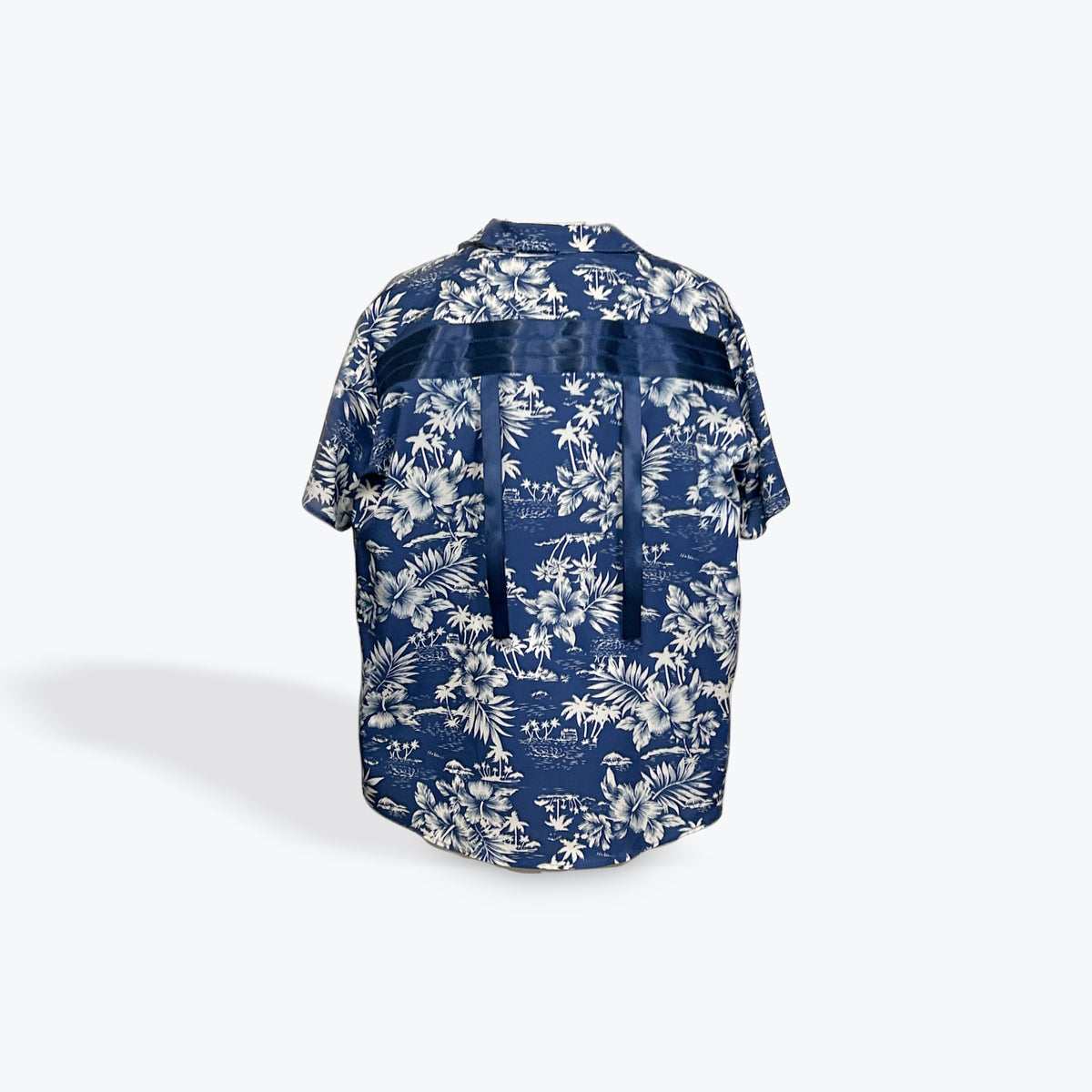Adult Ribbon Shirt Blue/Hawaiian Size 3XL