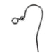 Hook Ear Wire 25 MM 2 MM Ball Black Oxide 72 pcs