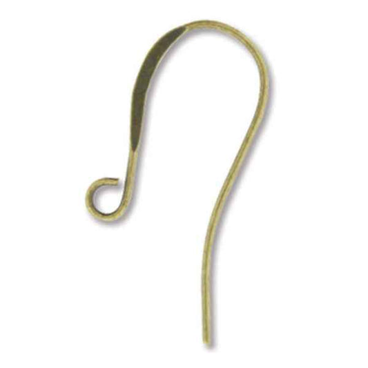 Hook Ear Wire 26mm Antique Brass (36Pcs)
