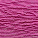Czech Seed Bead 11/0 Bubble Gum Pink Chalk Dyed Solgel
