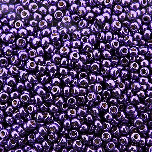 Miyuki Seed Bead 11/0 Duracoat Galv Purple Orchid 24gm/Tb