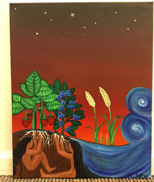 Canvas Print 16X20" Respect and Humility (Michelle Defoe)