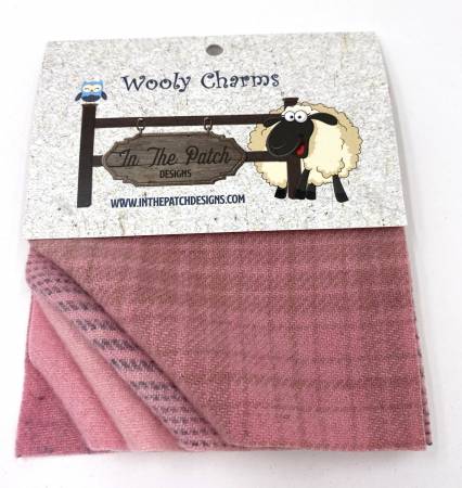 Wooly Charms 5in x 5in Forever Pink 5ct