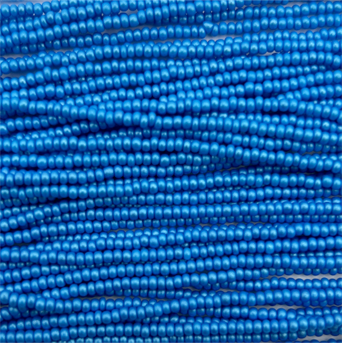 Czech 11/0 PermaLux Dyed Chalk Dark Turquoise