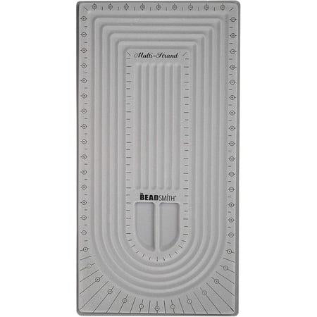 Bead Board Flocked U-Shape and 6 Straight Channels x 20.5 Inches Boards for Creating Bracelets Jewelry