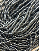Cz 11/0 Cut Gunmetal Metallic