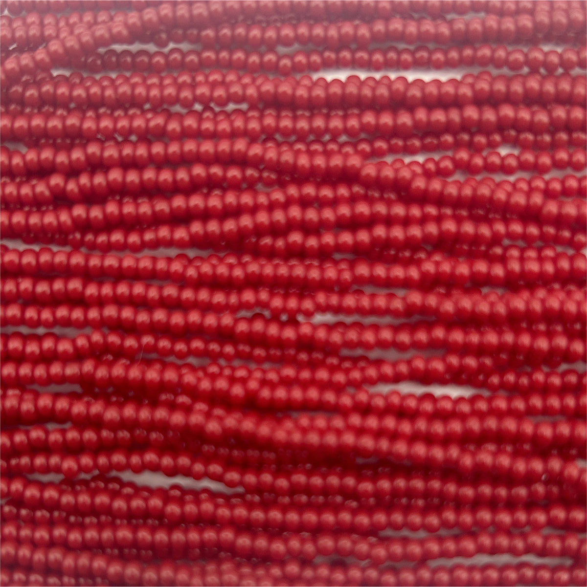 Czech Seed Bead 11/0 Op Cranberry Red