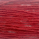 Czech Seed Bead 11/0 Op Cranberry Red