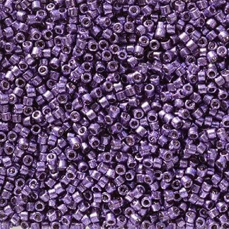 Miyuki Delica 11/0 5.2g Vial Duracoat Galvanized Dark Lilac