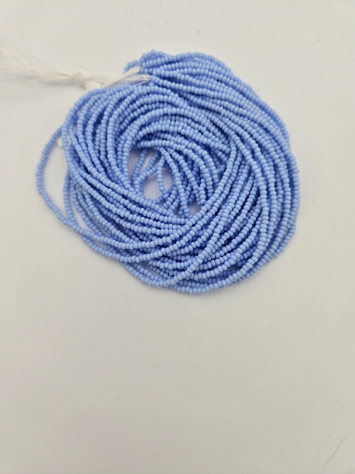 Czech Seed Bead 11/0 Op Powder Blue Strung