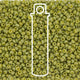 Miyuki Round 15/0 Frost Op Glaze Rnbw Olive 8.2 Gm/Tb