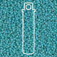 Miyuki Round 15/0 Matte Opaque Turquoise Ab  8.2g Tube
