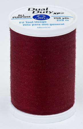 Dual Duty XP Polyester Thread 250yds Barberry Red