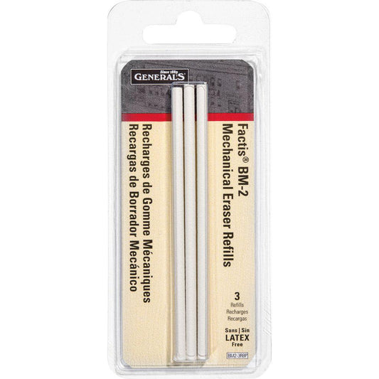 General Pencil Factis Pen Style Eraser Refills