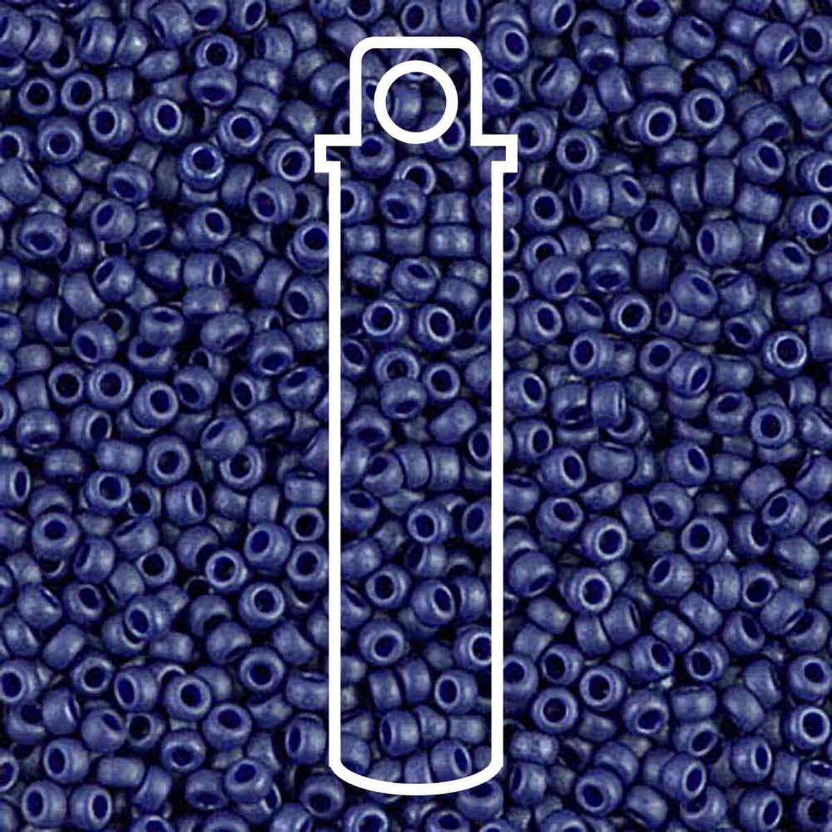 Miyuki Seed Bead 11/0 Cobalt Matte 23.5 Gm/Tb