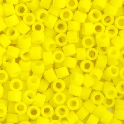 Miyuki Delica 11/0 5.2g Vial Yellow Matte Opaque