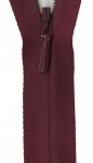 Zip Unique Invis. Burgundy 22 in