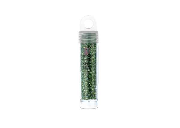 Miyuki Delica 11/0 5.2g vial Green Opaque AB