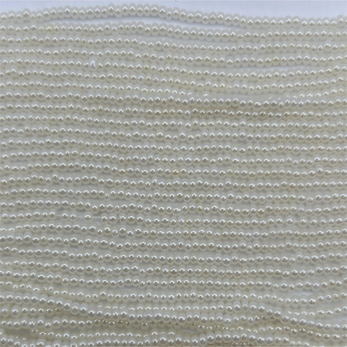 Czech Seed Bead 11/0 Op Pearl Ceylon Strung